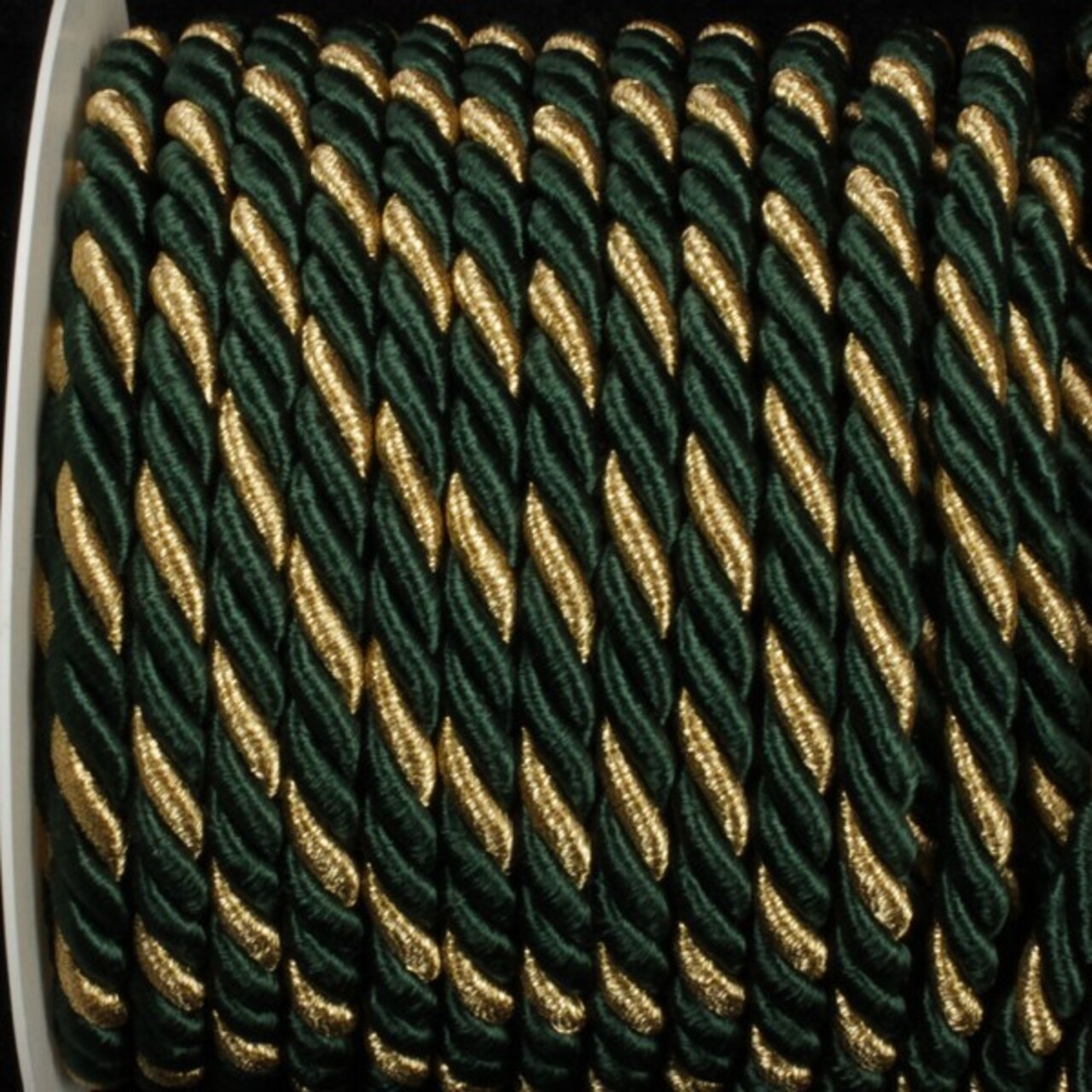 The Ribbon People Hunter Green and Gold Braided Cording Braided Cording 0.25" x 16 Yards